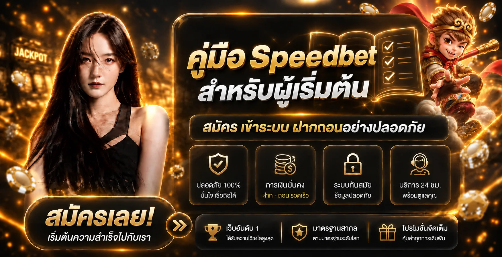 Speedbet คู่มือสมัคร เข้าระบบ ฝากถอนสำหรับมือใหม่
